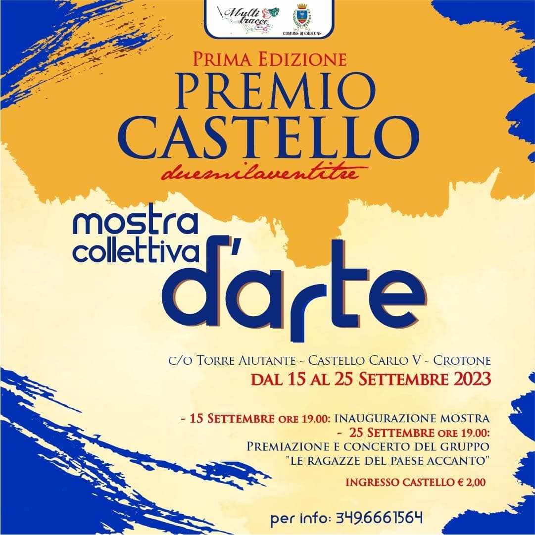Locandina I Edizione Premio Castello 2023