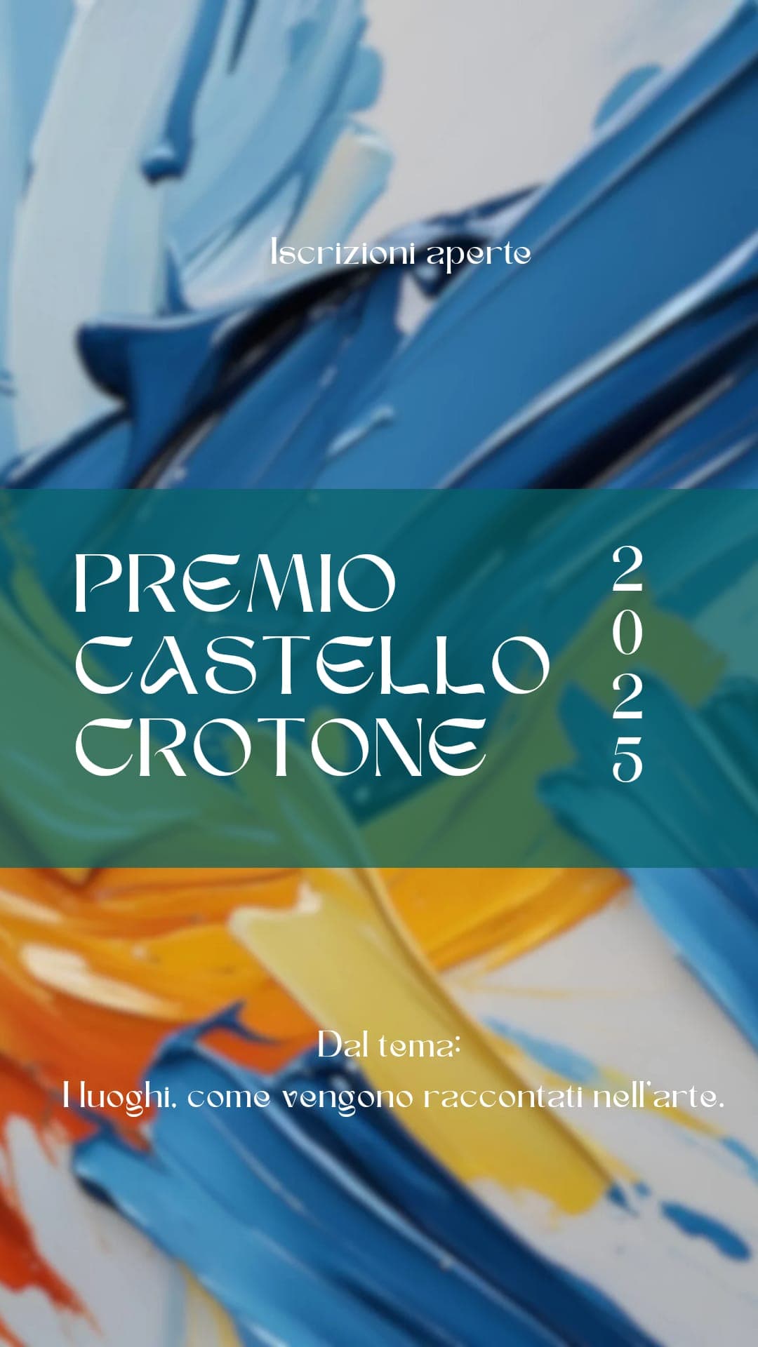 Locandina III Edizione Premio Castello 2025